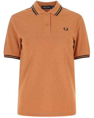 Fred Perry Copper Piquet Polo Shirt - Multicolor