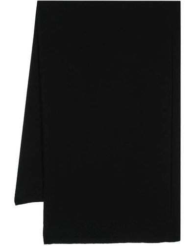 Rick Owens Knitted Cashmere Scarf - Black