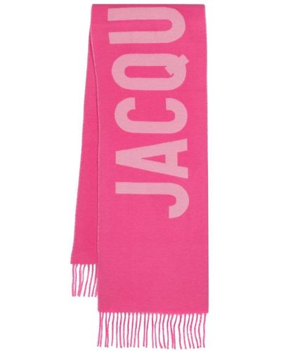 Jacquemus L'écharpe Virgin-wool Scarf - Pink