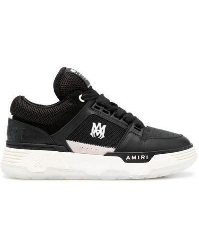 Amiri Ma-1 Chunky-sole Leather Low-top Trainers - Black