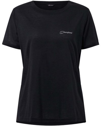Berghaus Relaxed Tech Super Stretch T-shirt - Black