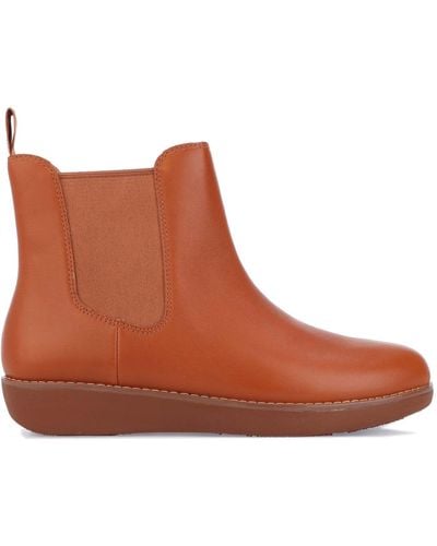 Fitflop Sumi Leather Chelsea Boots - Brown