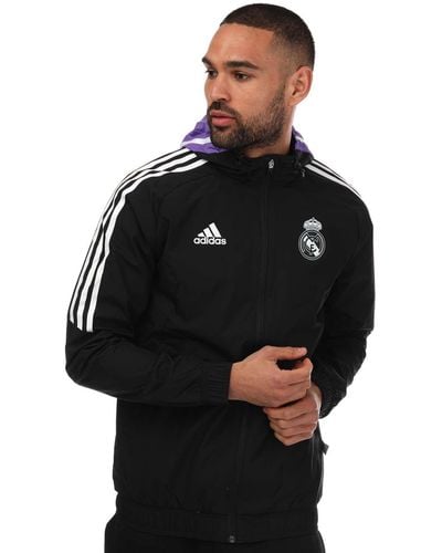adidas Real Madrid 2022/23 All Weather Jacket - Black