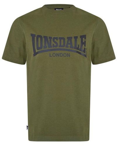 Lonsdale London Essentials Logo T-shirt - Green
