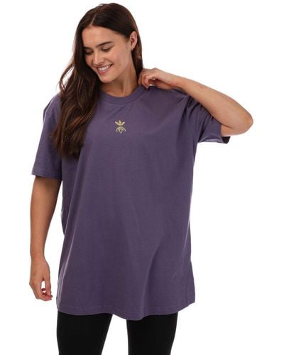 adidas Originals Short Sleeve T-shirt - Purple