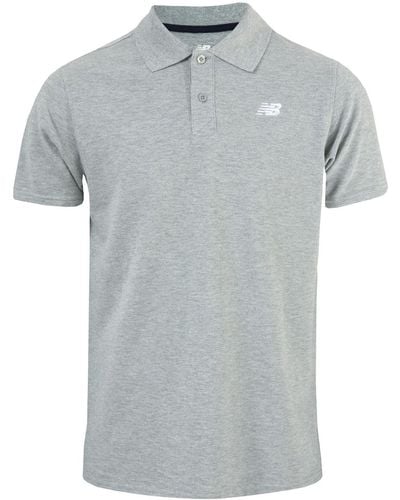 New Balance Core Polo Shirt - Grey