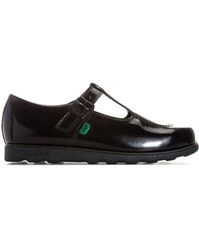 Kickers Fragma T Patent Shoes - Black