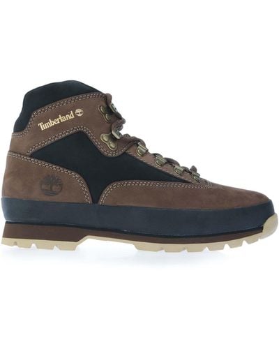 Timberland Euro Hiker Leather Boots - Blue
