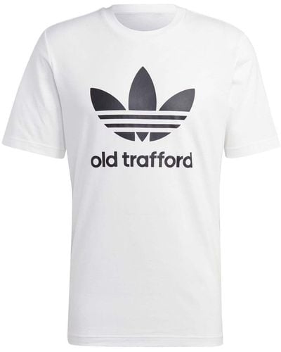 adidas Originals Manchester United Og Trefoil T-shirt - White