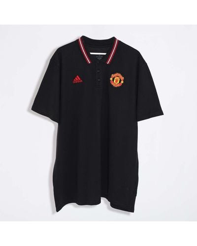 adidas Manchester United Dna Polo - Black