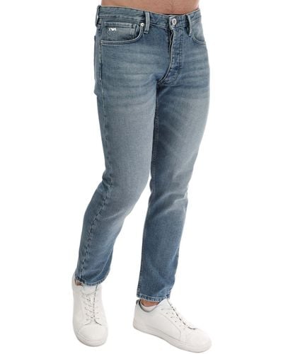 Armani J75 Slim Fit Jeans - Blue
