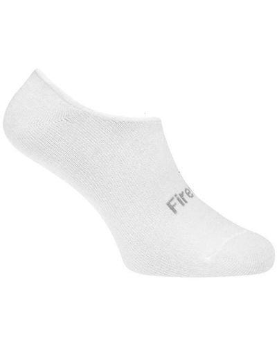 Firetrap 3 Pack Invisble Socks - White