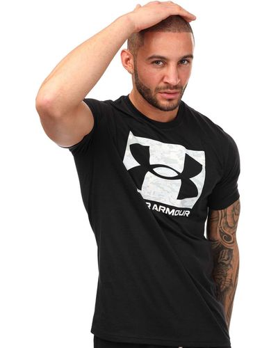 Under Armour Camo Box T-shirt - Black