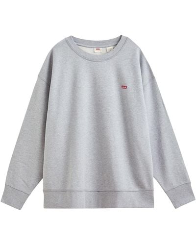 Levi's Plus Standard Crew Sweatshirt - Grey