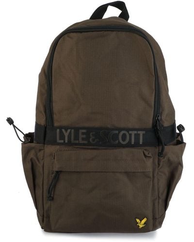 Lyle & Scott Recycled Ripstop Backpack - Black