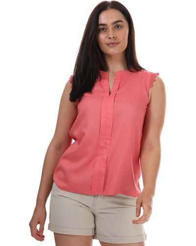 ONLY Kimmi Lace Trim Top - Pink