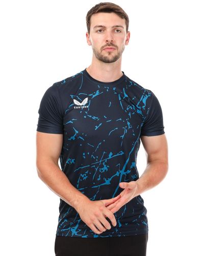 Castore Printed Training T-shirt - Blue