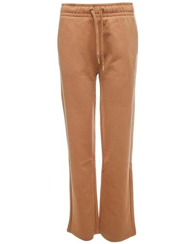 BOSS Emayla Cotton Trousers - Brown