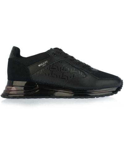 Mallet Lux Gas Grid Running Trainers - Black