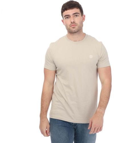 Timberland Short Sleeve T-shirt - Natural