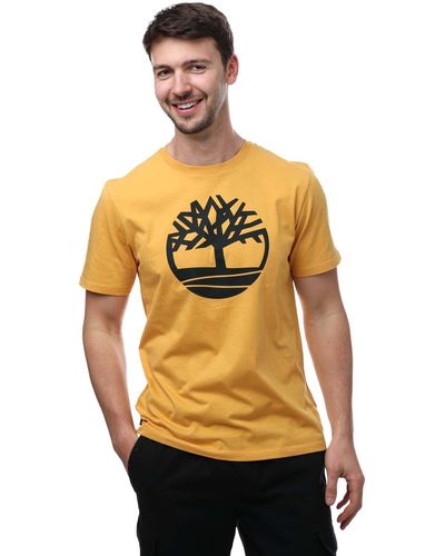 Timberland Tree Logo Short Sleeve T-shirt - Metallic