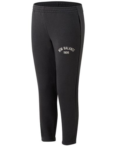 New Balance Essentials Varsity Fleece Trousers - Black