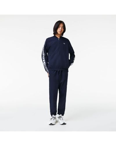 Lacoste Logo Stripe Tennis Sweatsuit - Blue