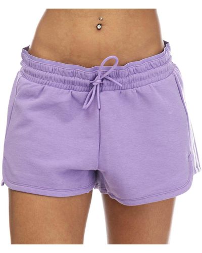 adidas Train Essentials 3-stripes Shorts - Purple