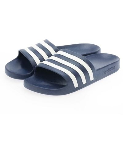 adidas Adilette Aqua Sandals In - Blue