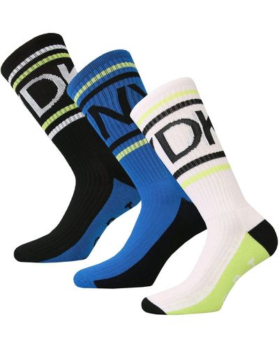 DKNY Dock 3 Pack Socks - White