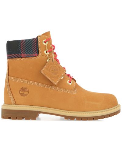 Timberland Heritage 6 Inch Waterproof Boots - Brown