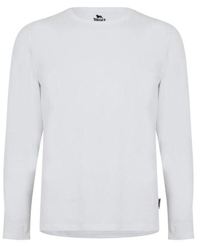 Lonsdale London Long Sleeve T-shirt - White