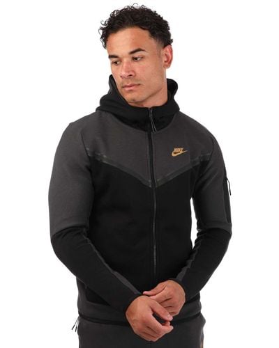 Nike Sportswear Tech Fleece Full-zip Hoodie - Black
