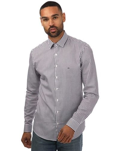 Calvin Klein Bold Stripe Shirt - Grey
