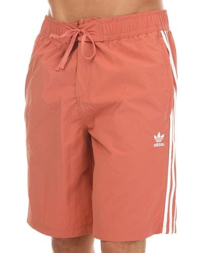 adidas Originals Adicolor 3-stripes Board Shorts - Orange