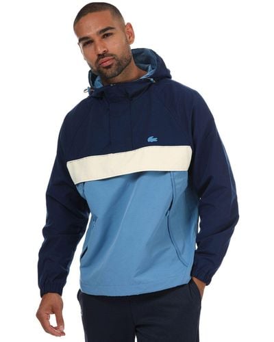 Lacoste Colourblock Pullover Jacket - Blue