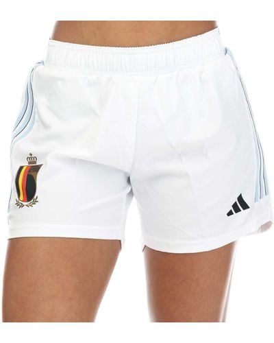 adidas Belgium 2022/23 Away Shorts - White