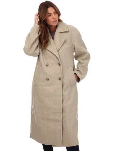 ONLY Wembley Oversized Coat - Natural