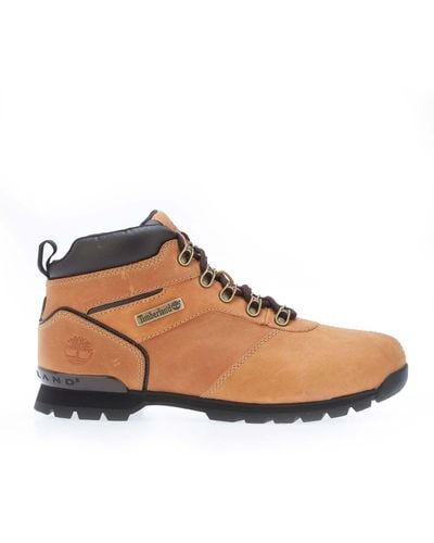 Timberland Splitrock Mid Laced Hiking Boots - Brown