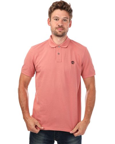 Timberland Millers River Polo Shirt - Red
