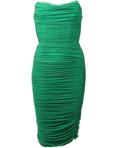 Lavish Alice Mesh Midi Dress - Green