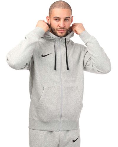 Nike Club Full Zip Hoodie - Grey