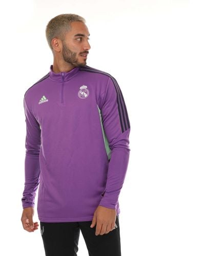 adidas Real Madrid 2022/23 Training Top - Purple