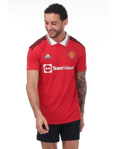 adidas Manchester United 22/23 Home Jersey - Red