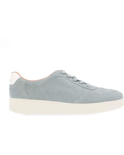 Fitflop Rally Suede-mix Panel Trainers - Blue