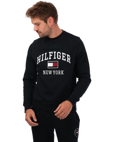Tommy Hilfiger Modern Varsity Sweatshirt - Black