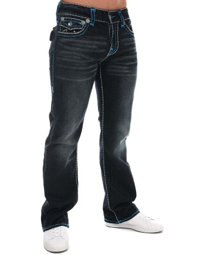 True Religion Billy Flap Super T Jeans - Blue