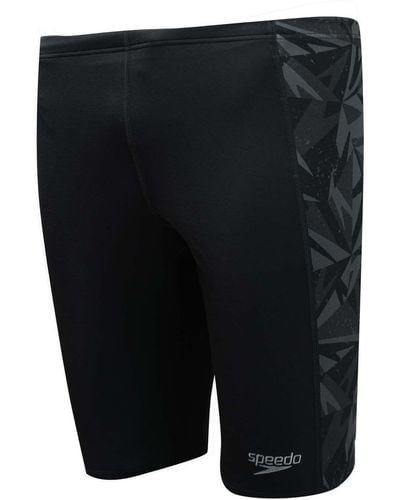 Speedo Hyper Boom Panel Jammer Shorts - Black