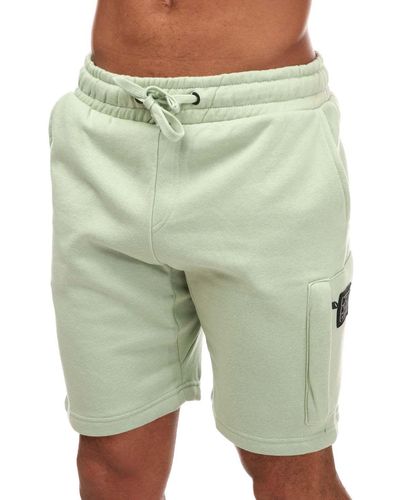 Duck and Cover Milgate Pocket Jogger Shorts - Green
