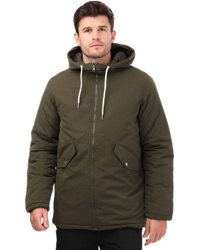 Jack & Jones Loop Parka Jacket - Green